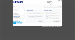 Desktop Screenshot of epson.color-base.com