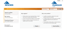 Tablet Screenshot of neschen.color-base.com